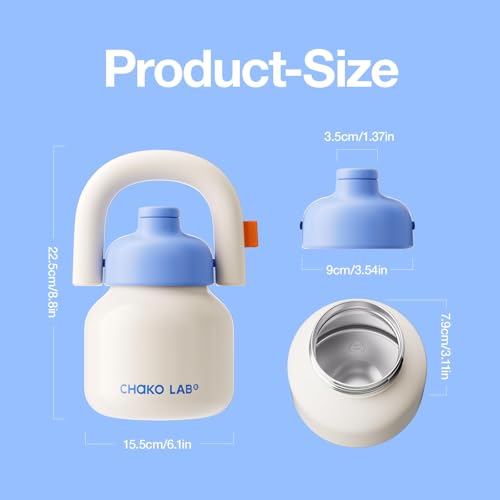 Water Bottle with Straw and Carry Handle 33oz
