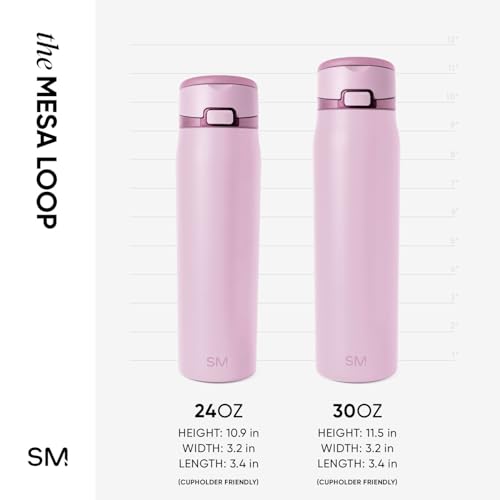 Water Bottle with Straw & Handle