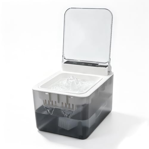 2026 New Upgrade Wireless Cat Water Fountain of 3L with Induction Lid