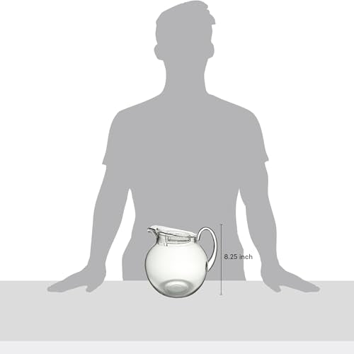 115 oz Shatterproof plastic pitcher with lid