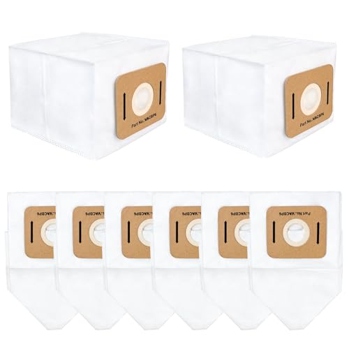 8 Pack Replacement VACBP6 HEPA Filter Bags Compatible for Atrix Ergo 8 Quart Backpack Vacuum (8 Count)