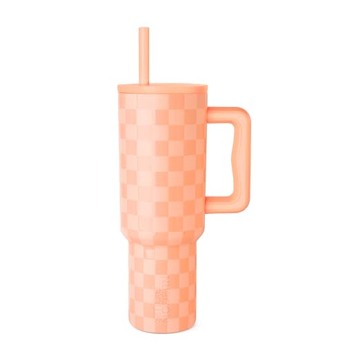 40oz Leak Proof Ceramic Lined Tumbler with Handle