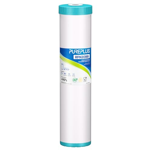 5 Micron 20" x 4.5" RFN20BB Whole House Iron & Manganese Reduce Water Filter Replacement Cartridge