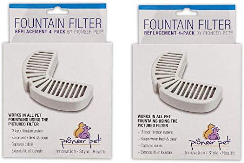 PET Replacement Filters for Ceramic and Stainless Steel Fountains