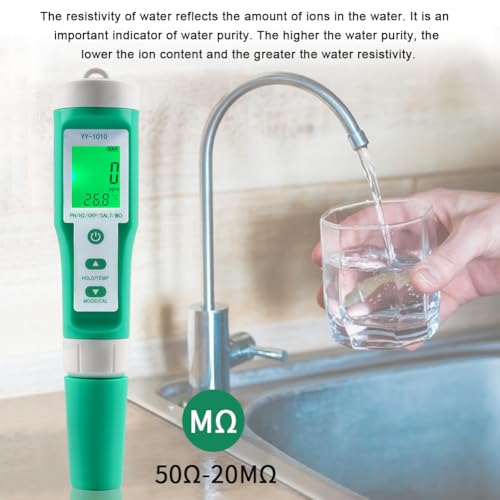 Hydrogen Water Tester 10 in 1 Resistivity