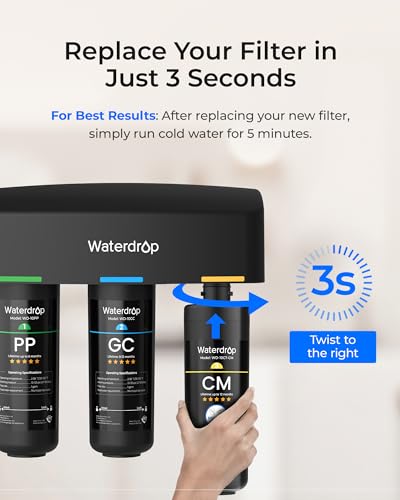 WD 10CM Water Filter Replacement for Waterdrop TSB