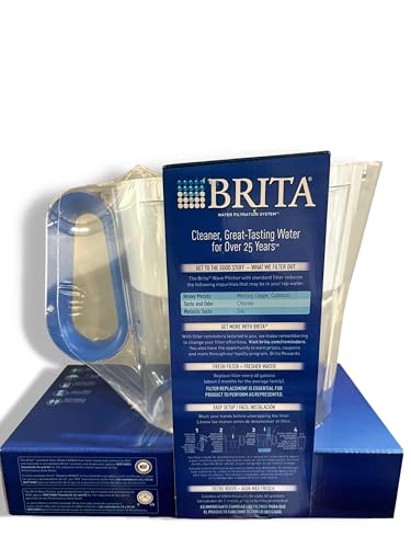 Large Water Filter Pitcher with 2 Standard Filters