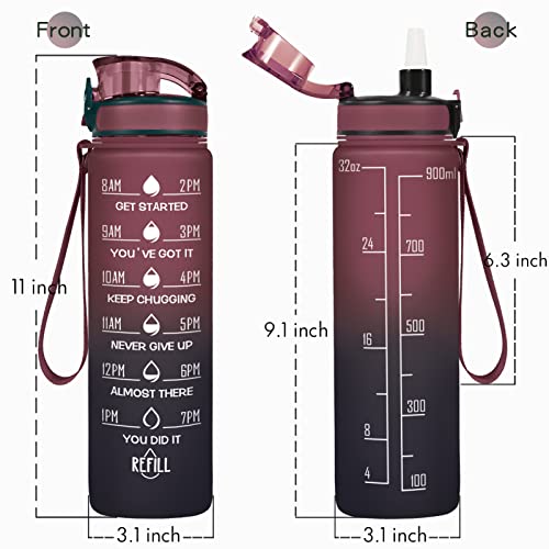 Water Bottle Leakproof BPA & Toxic Free