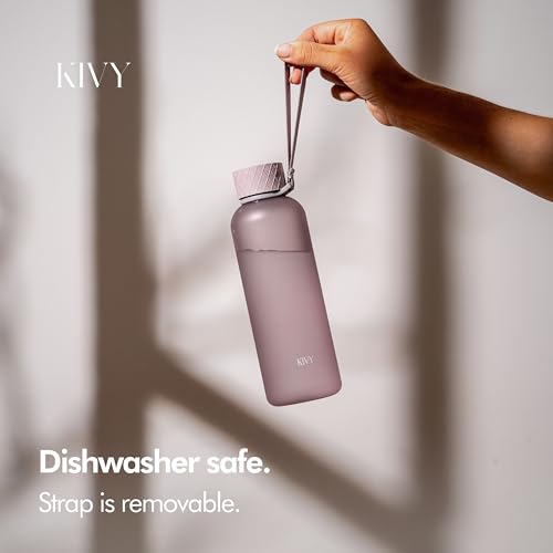 Slim Water Bottle 22oz [Lightweight & Shatterproof]