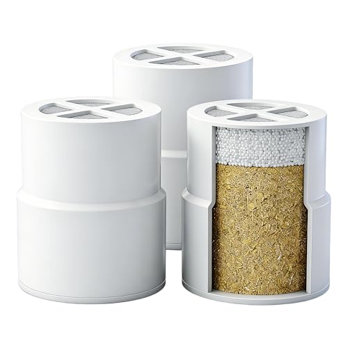 3 Pack Replacement Filter Compatible with JOLIE Shower Head Filter (3 Count)