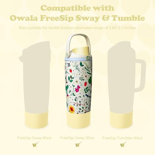 Silicone Boot for Owala 30oz & 40oz FreeSip Sway Bottles & Tumblers
