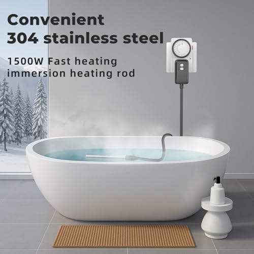 1500W Immersion Water Heater with Timer