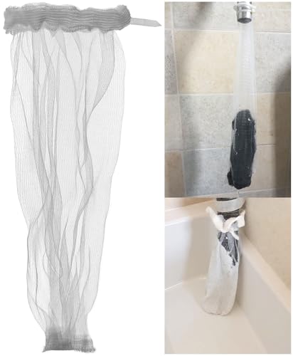 24 Pack Washing Machine Hose Lint Traps Washer Lint Catcher Laundry Lint Mesh Filters with Cable Ties (24 Count)