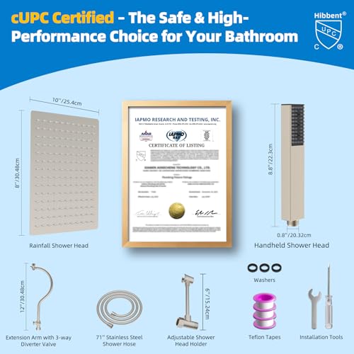 All Metal cUPC Certified Shower Head