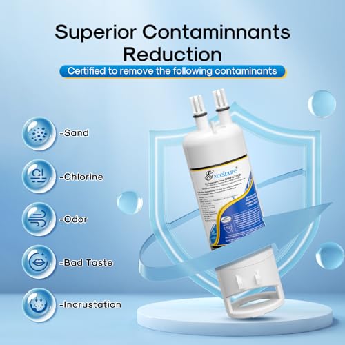 WHR1RXD1 Replacement for EDR1RXD1 Refrigerator Water Filter (4 Count)