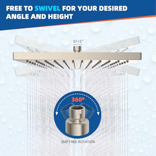 cUPC Certified High Pressure 10'' Rain Shower Head