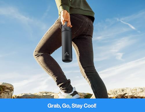 26 oz Insulated Water Bottle with 2