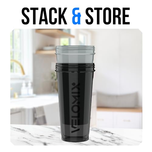 2 Pack 28oz Protein Shaker Bottle for Protein Mixes (2 Count)