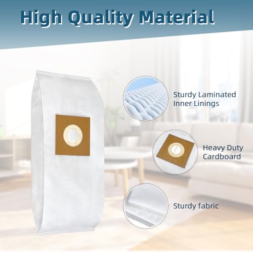 12 Pack Type Y HEPA Vacuum Bags Replacement for Hoover WindTunnel Upright Style Y (12 Count)