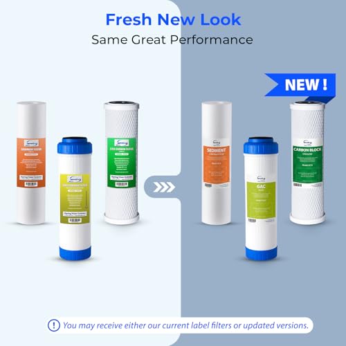 F3 Water Filter Replacement for Under Sink Water System RCC7AK (3 Count)