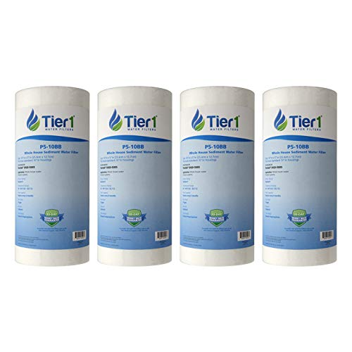 5 Micron 4.5" × 10" Whole House Water Filter (4 Count)