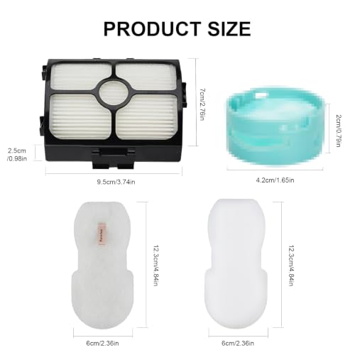 HZ3002 Filter Replacement & Odor Neutralizer Cartridge for Shark HZ3002 HZ3000 HZ4001AMZ HZ4002 Stratos Ultralight Corded Stick Vacuum Cleaner