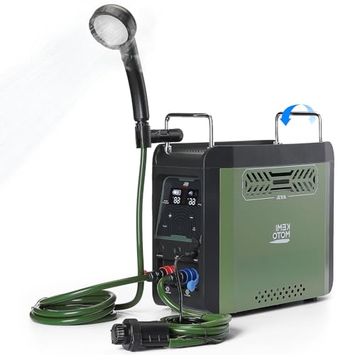 Portable Water Heater with Thermostatic Control and Pump