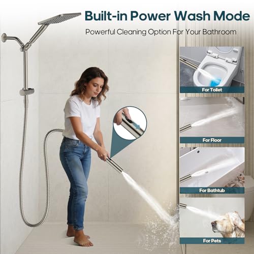 High Pressure Filtered Shower Head with Handheld Combo
