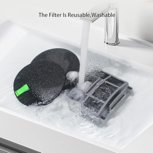 39883 Filter Replacement Bissell Pet Hair Eraser Turbo Filter 39883 3988 42943 4243 4082W 42946 3418 3404 3774F 3415 3402 3774 3774G 3775 3409 Lift (4 Count)