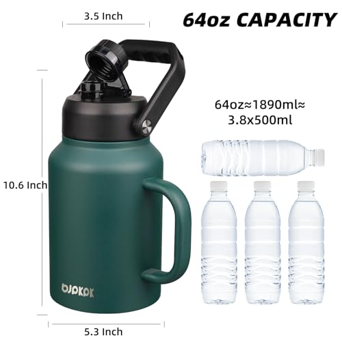 64oz Stainless Steel Water Bottle