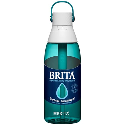 Hard Sided Plastic Premium Filtering Water Bottle