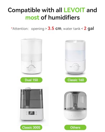 8 Pack Demineralization Cartridge Compatible with All LEVOIT Top Fill Humidifiers (8 Count)
