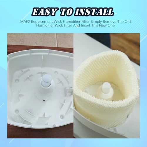 MAF2 Humidifier Filter Replacement for AIRCARE Essick Air Moist Air MA0800 MA0600 MA08000 MA0601 for Kenmore 15408 15508 154080 17006 29706 29988 Series Humidifier Super Wick Filter