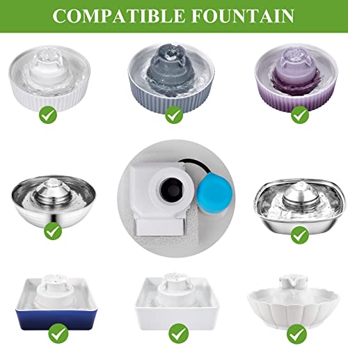 2 Pack Rubber Cap Replacement Compatible with Pagoda Drinking Fountain (2 Count)