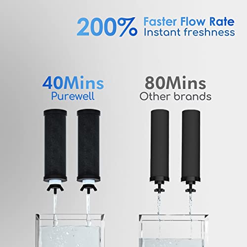 2.25G Gravity Water Filter System with Water Level Window