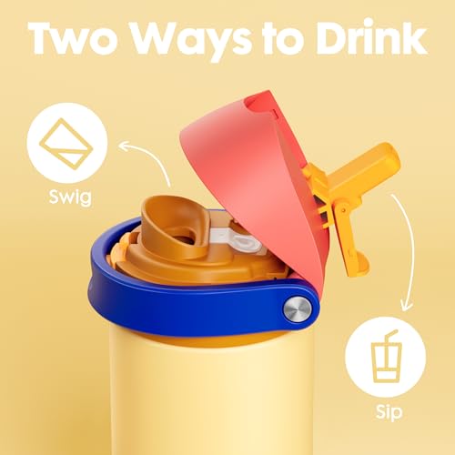 18 oz Kids Water Bottle for School