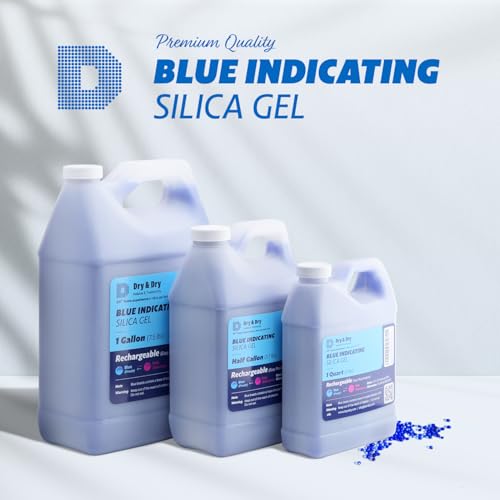 15 LBS] Blue Indicating Silica Gel Beads
