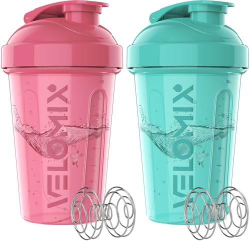 2 Pack 20oz Protein Shaker Bottle for Protein Mixes (2 Count)