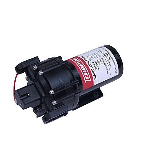 6-9214 12V/3.0 GPM 60 PSI Self-Priming Diaphragm Water Pump for ATVs, Marine, Boating, Water Supply, Camping, RV Recreation & Boom Spray Systems