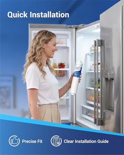 AQF FF35C Inline Water Filter Replacement for GE® GXRTDR (3 Count)