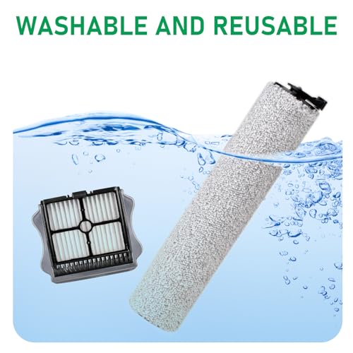 Repalcement Brush Roller & HEPA Filters Kit for Tineco S3 (6 Count)