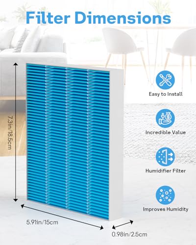 6000S Humidifier Filter Replacement for LEVOIT (21 Count)