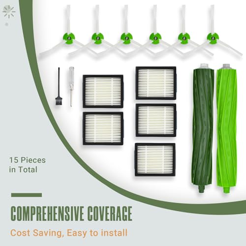 Replacement Parts Accessories Kit for iRobot Roomba i7 i7+ i6 i6+ i3 i3+ i8 i8+ i4 i4+ i5 i5+ i2 i2+ i1 i1+ i e Series Robotic Vacuum Attachment (13 Count)