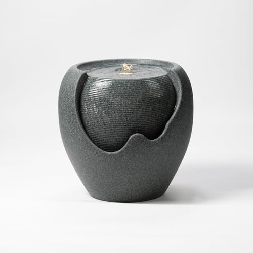 16.93” H Outdoor Water Fountain Made with Eco