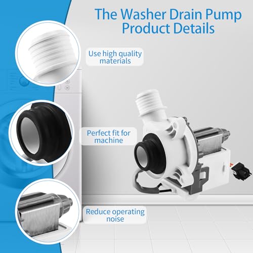 GTW680BSJ5WS GTW465ASN1WW GTW460ASJ8WW Washer Drain Pump Fit for GE Washer