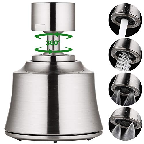 Kitchen Sink Faucet Aerator with 2 Ball Joint