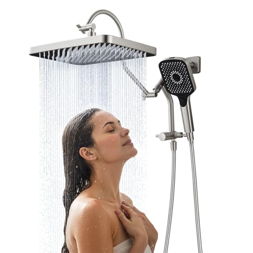 13 Inch Rainfall Shower Head with Handheld Combo