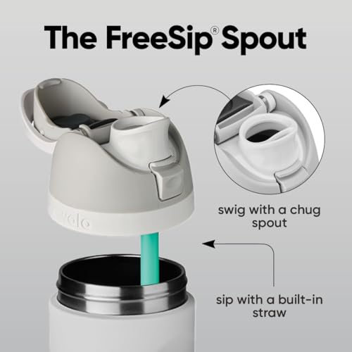 FreeSip Stainless Steel Water Bottle 24 oz Green