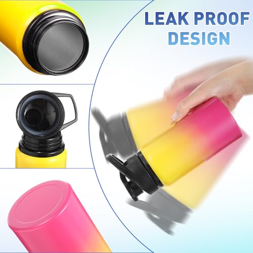 10 Pack Aluminum Water Bottles Bulk 17oz (10 Count)