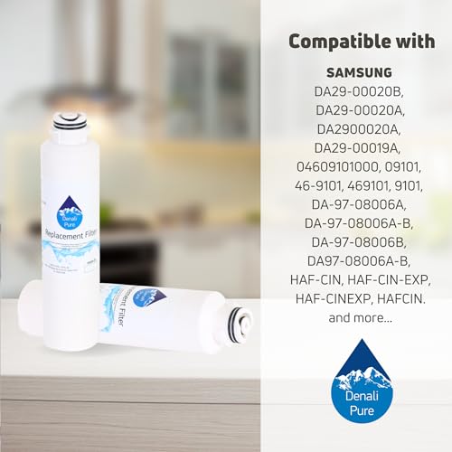 Replacement for Samsung RS261MDWP Refrigerator Water Filter
